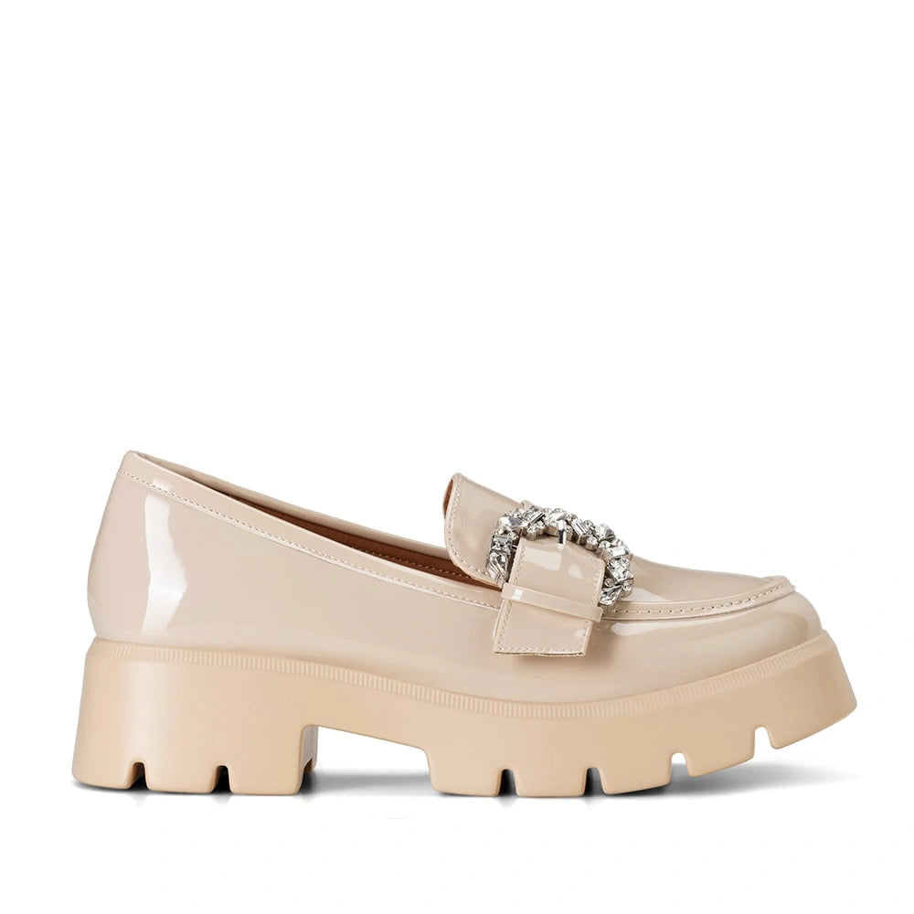 Mocasin Mujer Raquel Beige Weide