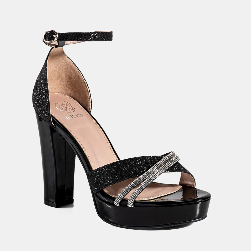 Sandalias Mujer Lourdes Negro Weide