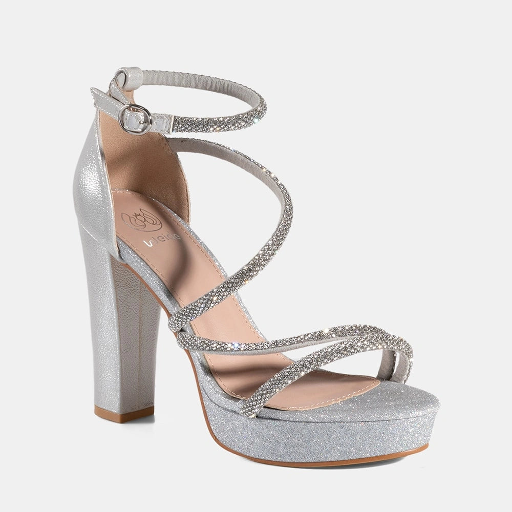 Sandalias Mujer Salma Plateado Weide