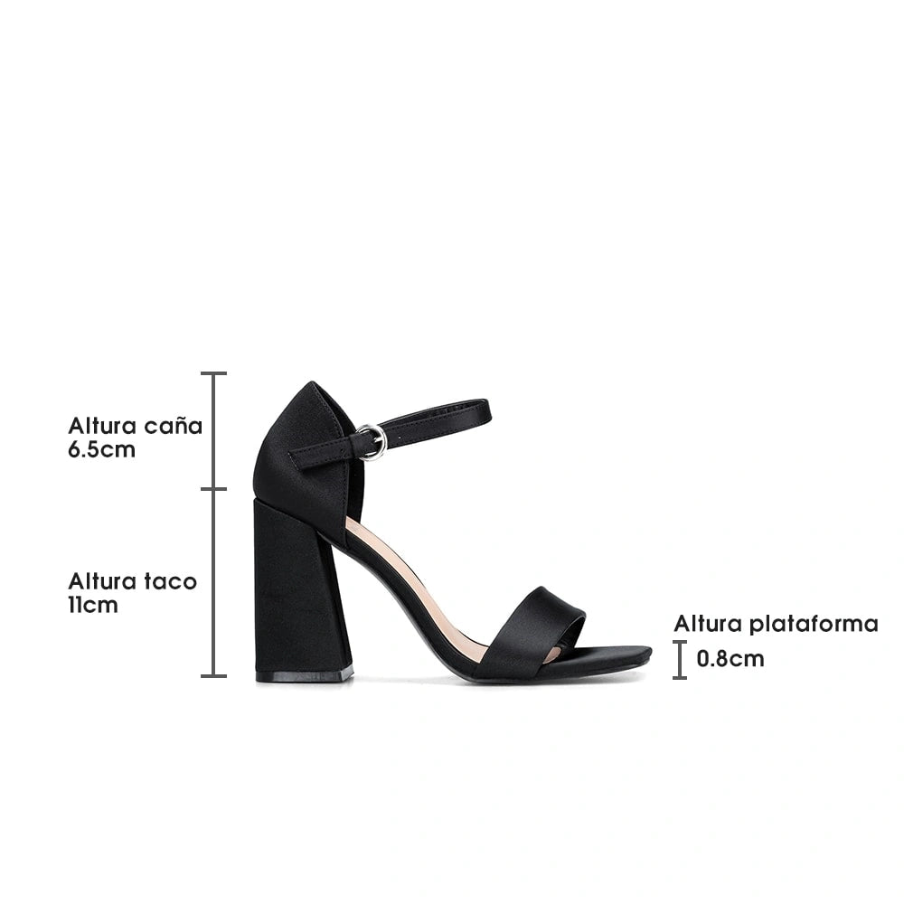 Sandalias Mujer Gisela Negro Weide