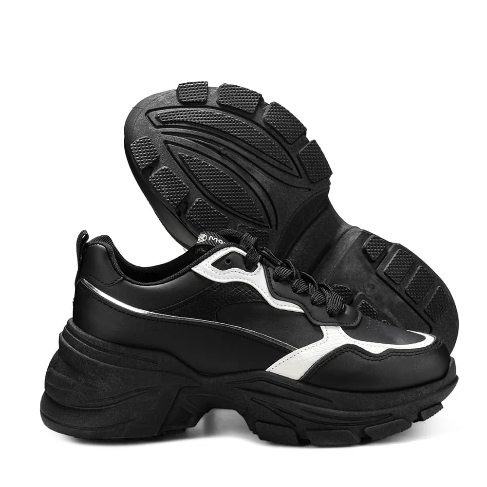 ZAPATILLAS PLATAFORMA MUJER NEGRO WEIDE SL06