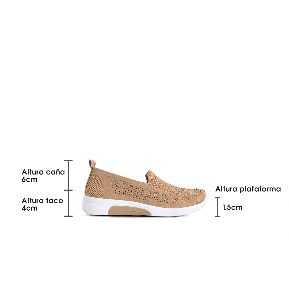 Zapatilla Mujer Dalia Beige Weide