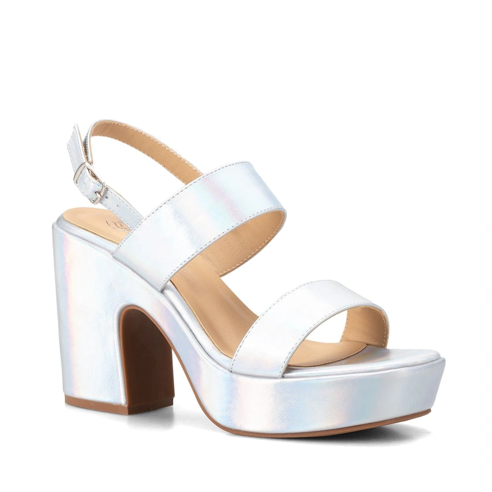 Sandalias Mujer Ximena Plateado Weide