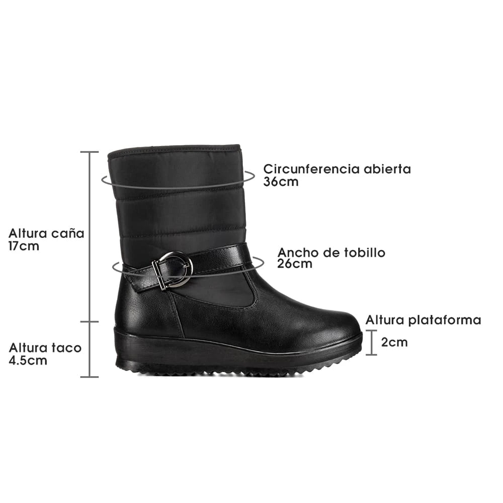 BOTAS DE NIEVE MUJER NEGRO WEIDE TFA190