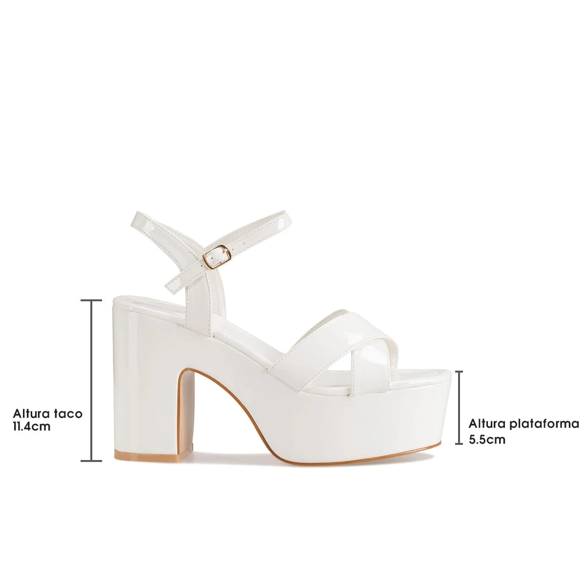 Sandalias Fiesta Mujer Aida Blanco Weide