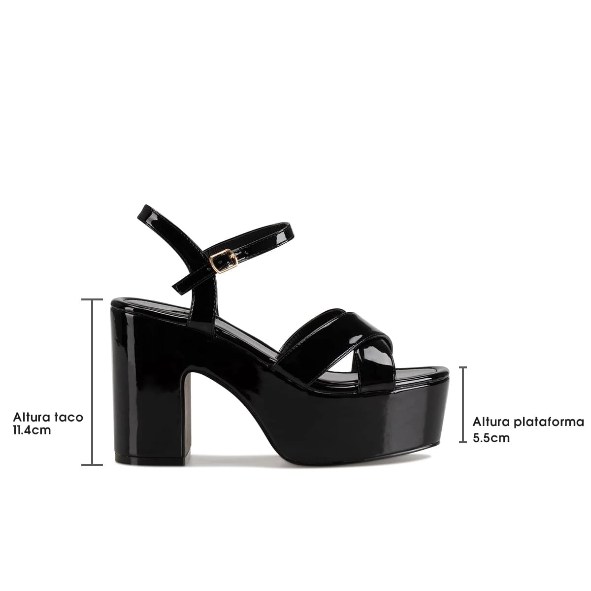Sandalias Fiesta Mujer Aida Negro Weide