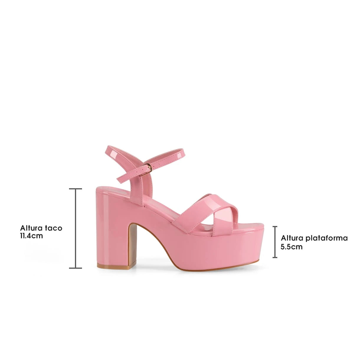 Sandalias Fiesta Mujer Aida Rosado Weide