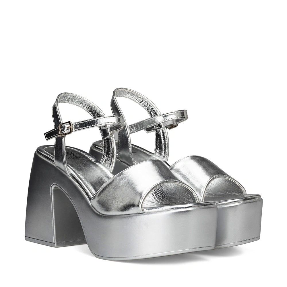 Sandalias Fiesta Mujer Ainoa Plateado Weide