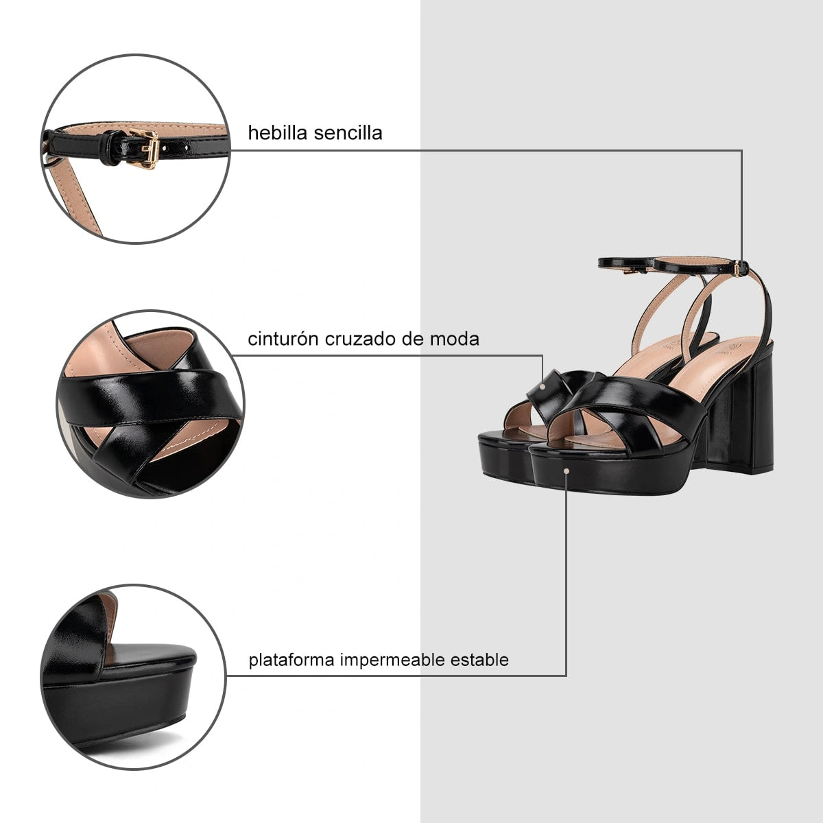 Sandalias Fiesta Mujer Aldana Weide