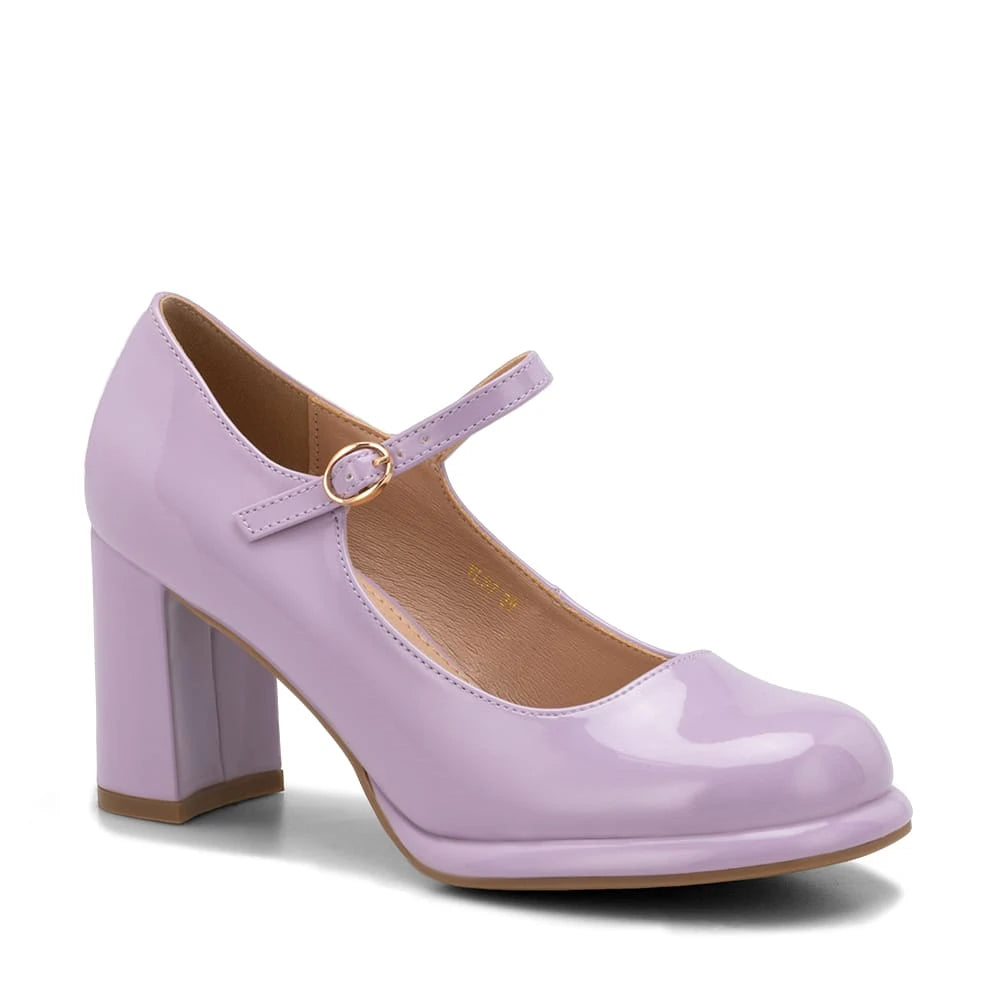 Zapatos Mary Jane Mujer Alina Morado Weide