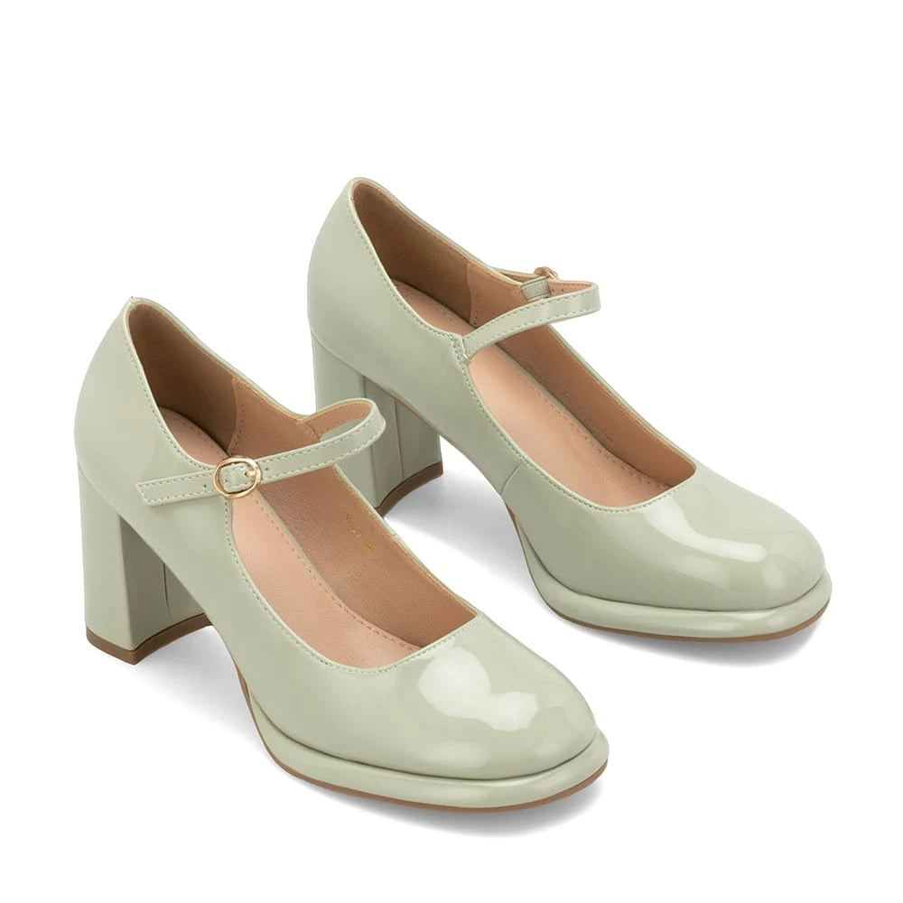 Zapatos Mary Jane Mujer Alina Verde Weide