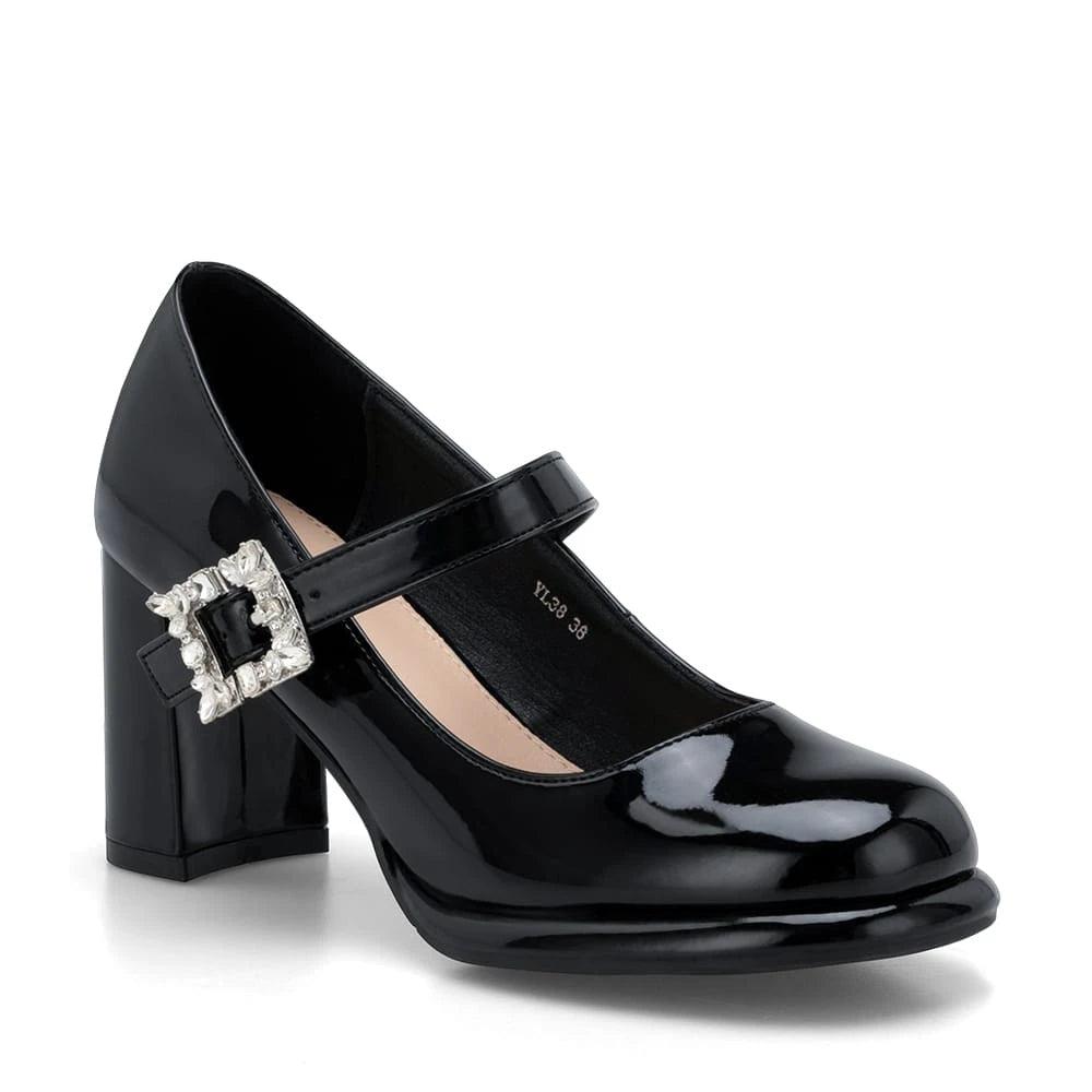 Zapatos Mary Jane Mujer Alma Negro Weide