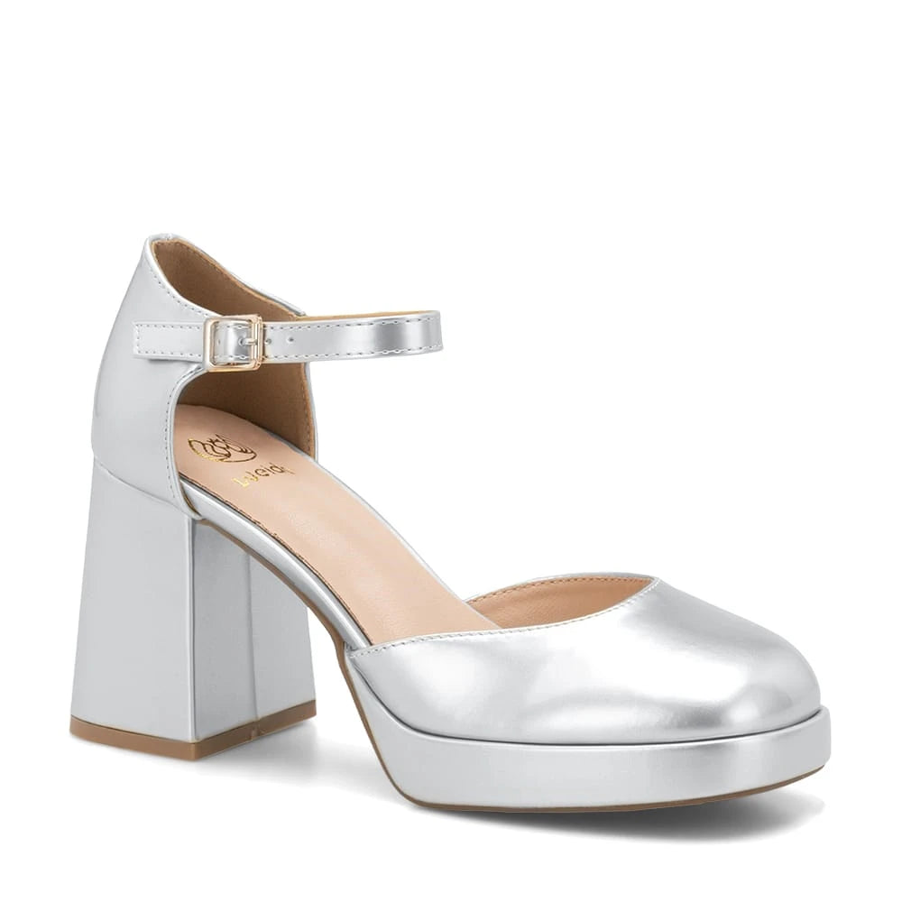 Zapatos Mary Jane Mujer Amalia Plateado Weide