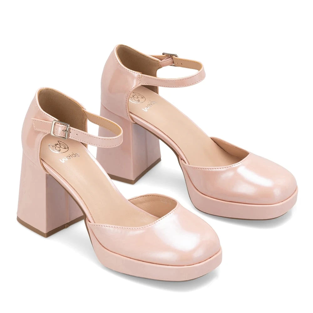 Zapatos Mary Jane Mujer Amalia Rosado Weide