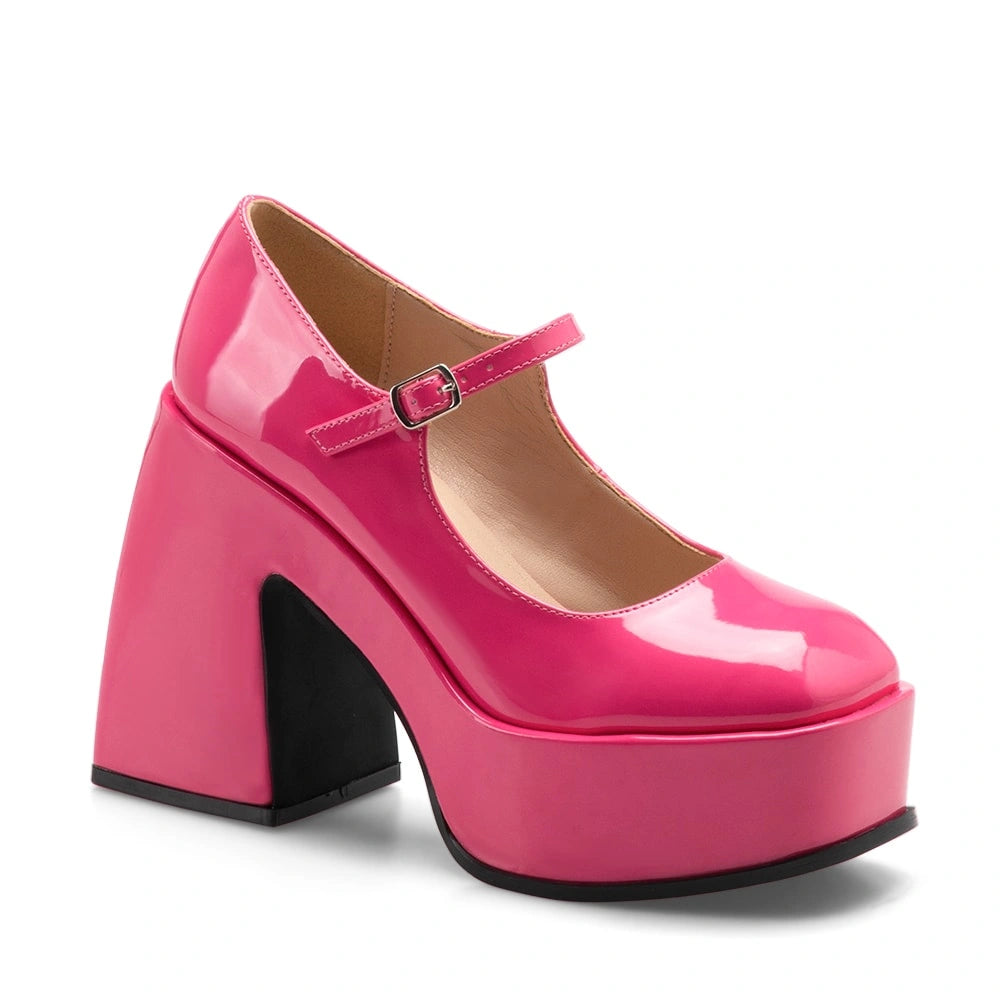Zapatos Mary Jane Mujer Amapola Durazno Weide