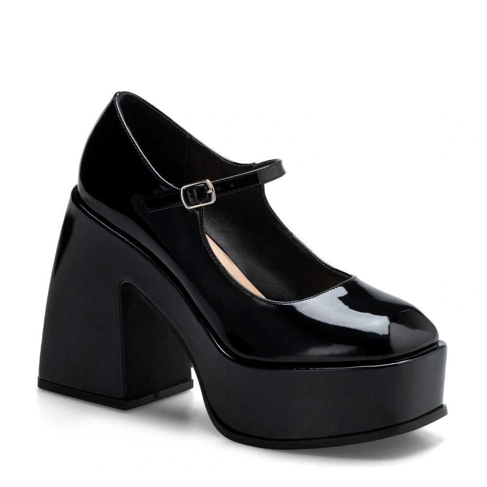 Zapatos Mary Jane Mujer Amapola Negro Weide