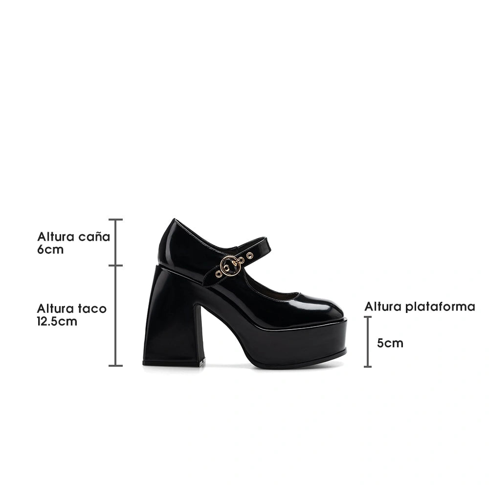 Zapatos Mary Jane Mujer Amaya Negro Weide