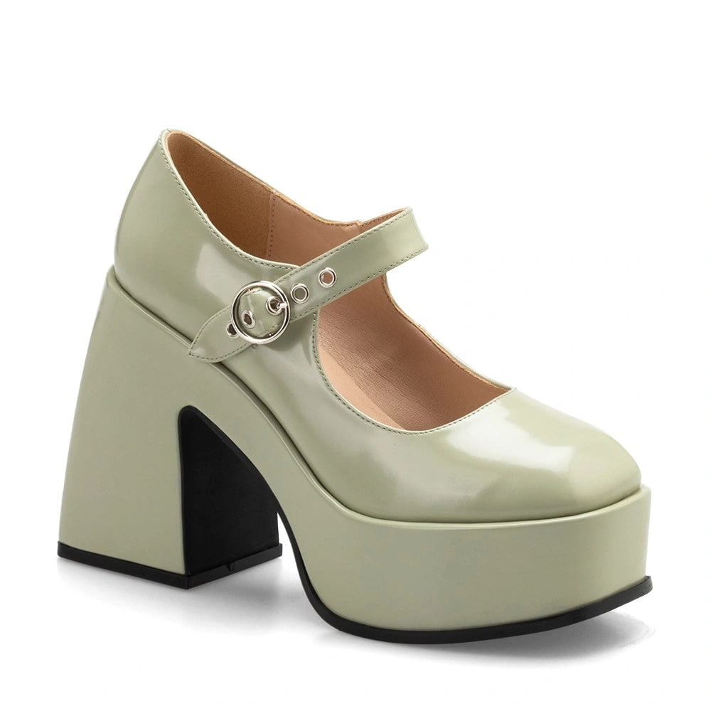 Zapatos Mary Jane Mujer Amaya Verde Weide