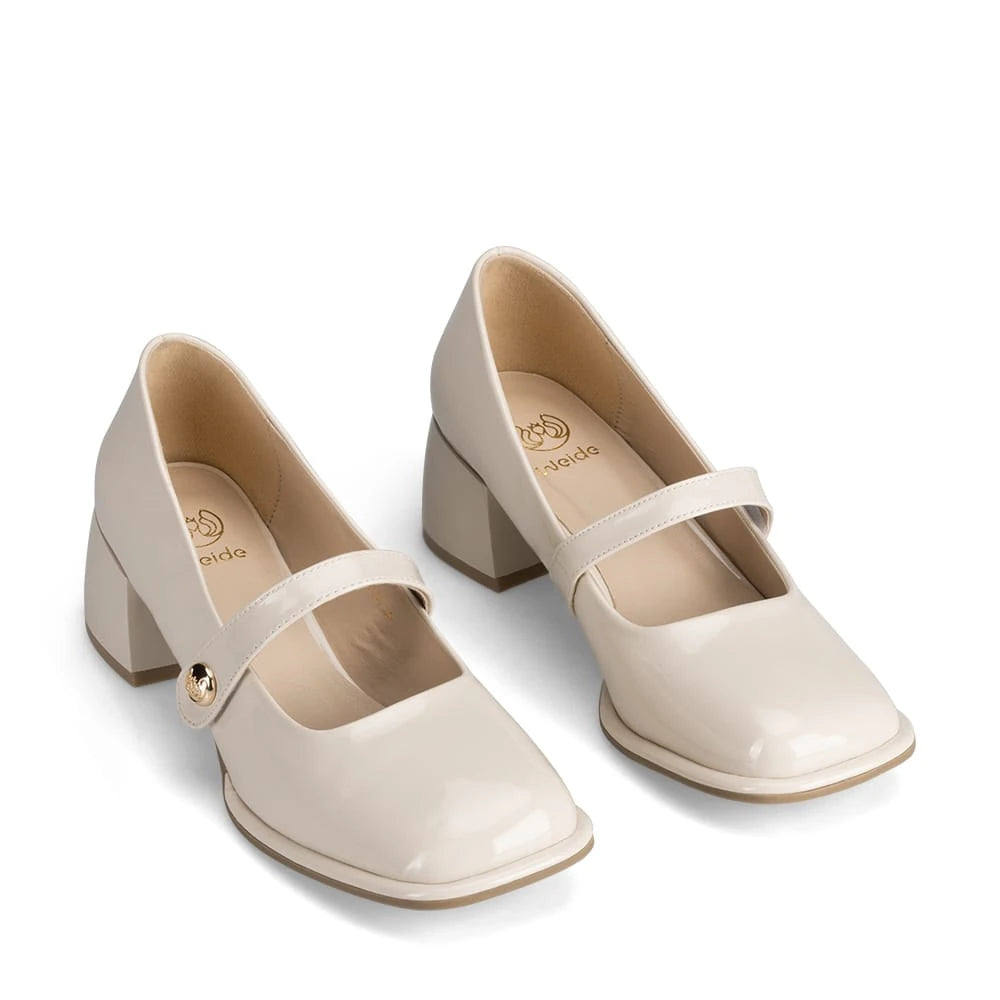 Zapatos Mary Jane Mujer Amelia Beige Weide