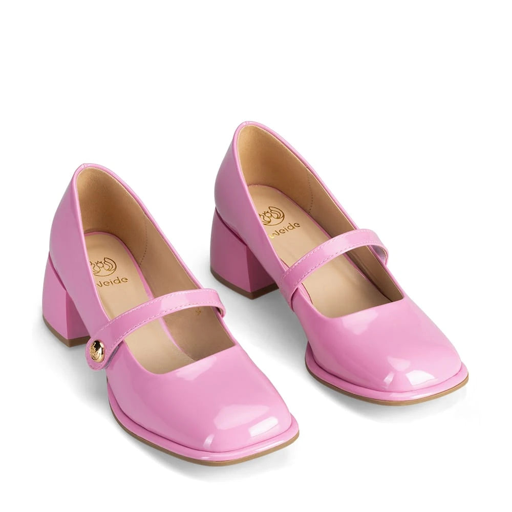 Zapatos Mary Jane Mujer Amelia Rosado Weide