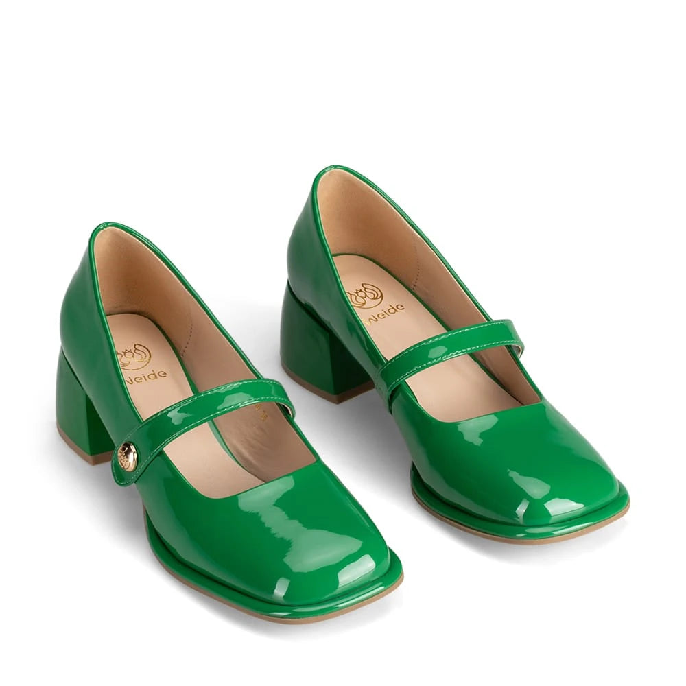 Zapatos Mary Jane Mujer Amelia Verde Weide