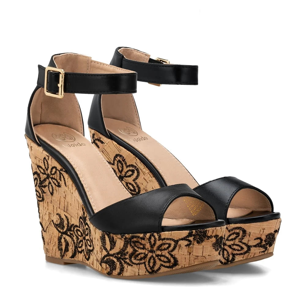 Sandalias Mujer Anastasia Negro Weide