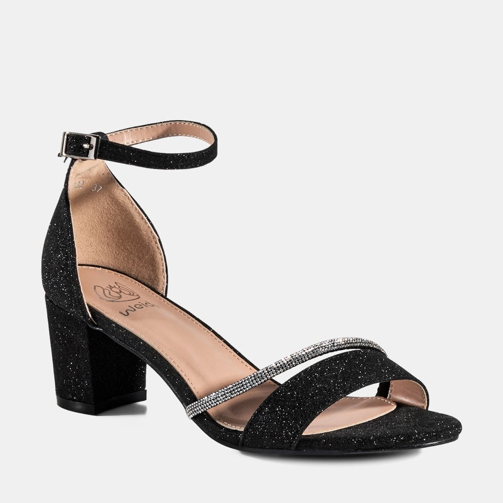 Sandalia Fiesta Mujer Dominica Negro Weide