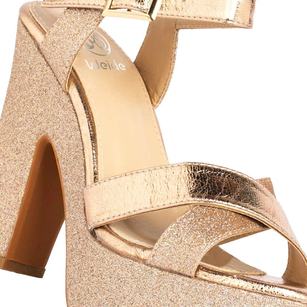 Sandalias Fiesta Mujer Sonia Champan Weide