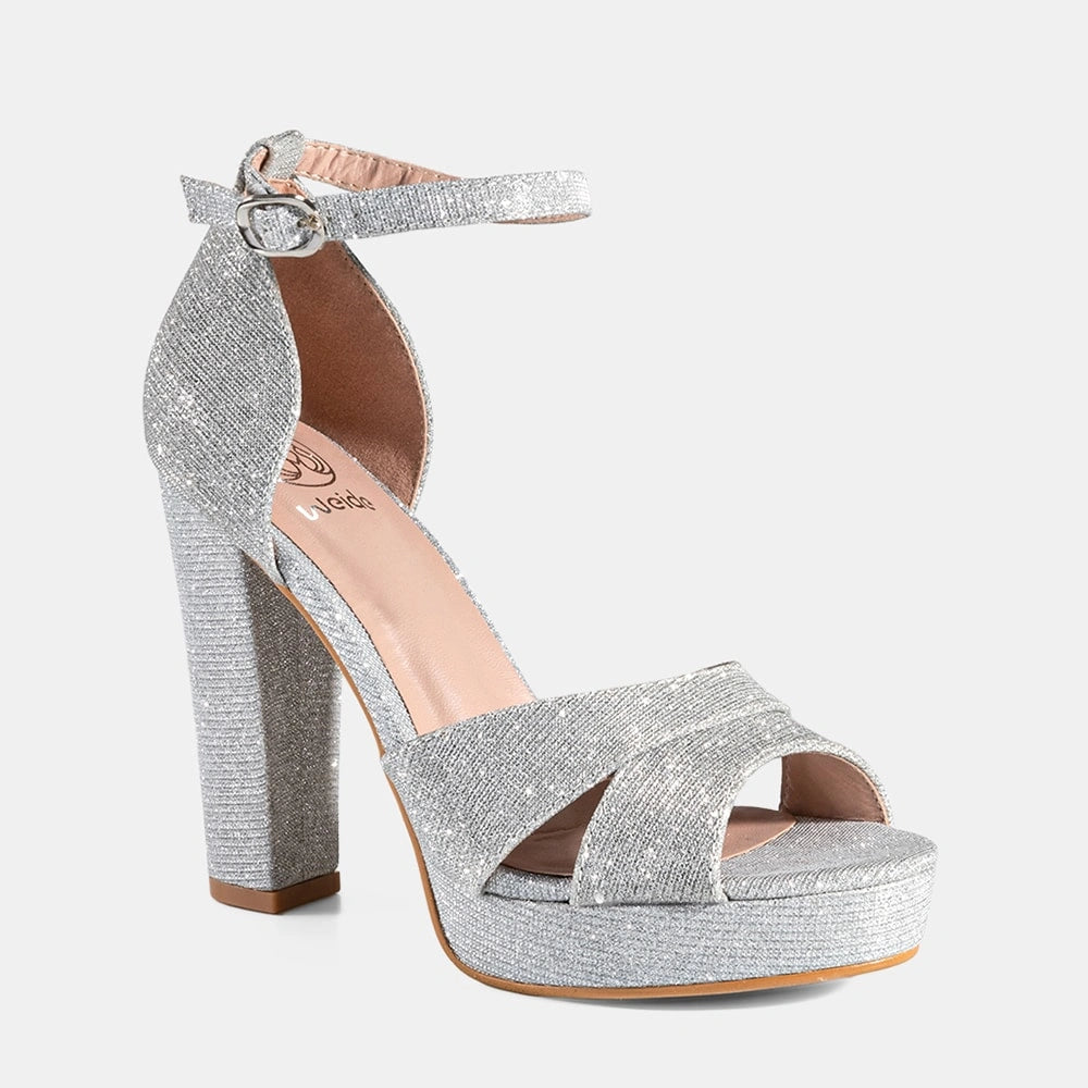Sandalia Fiesta Mujer Marién Plateado Weide