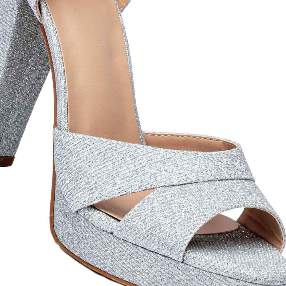 Sandalia Fiesta Mujer Marién Plateado Weide