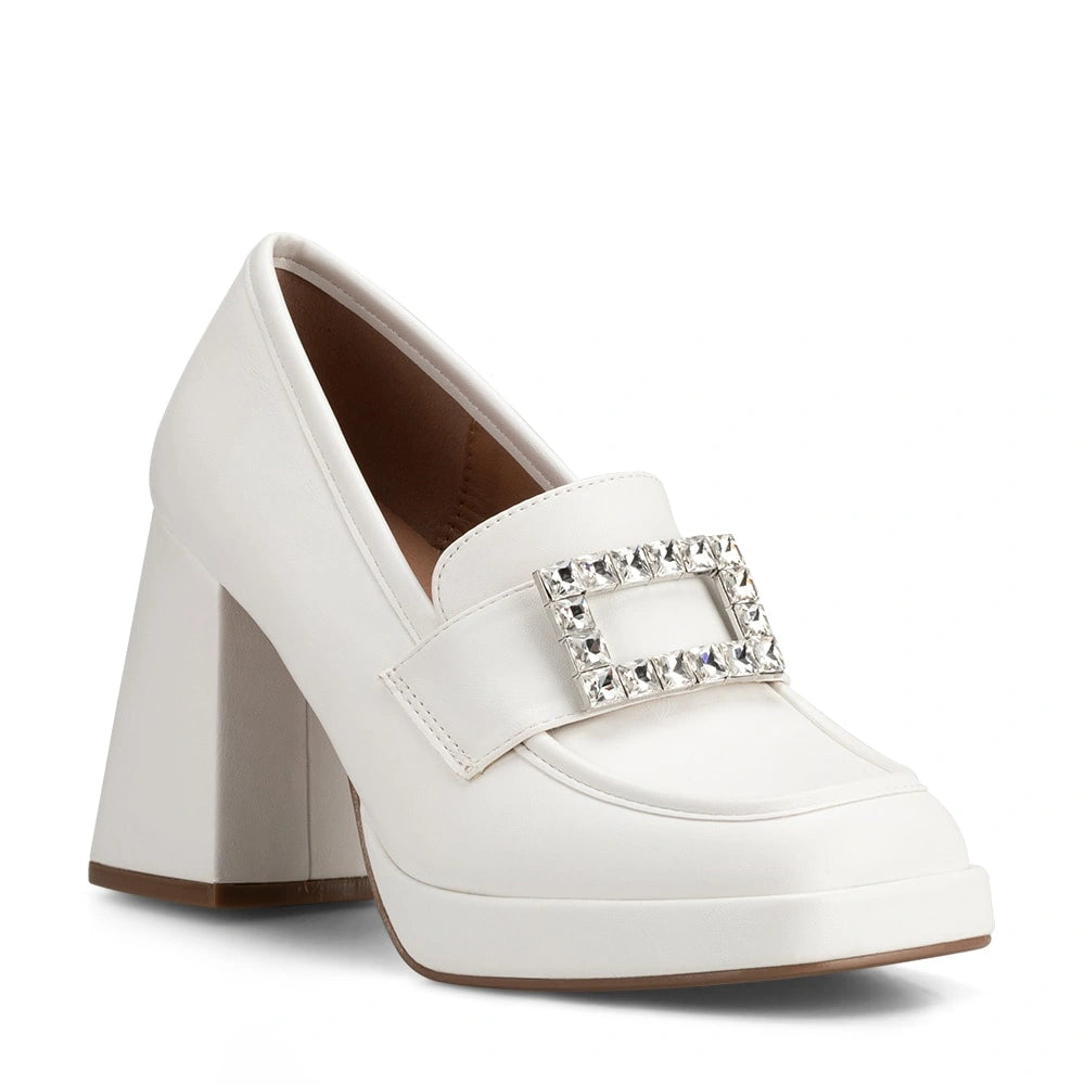 Mocasin Mujer Guillermina Blanco Weide Weide Chile