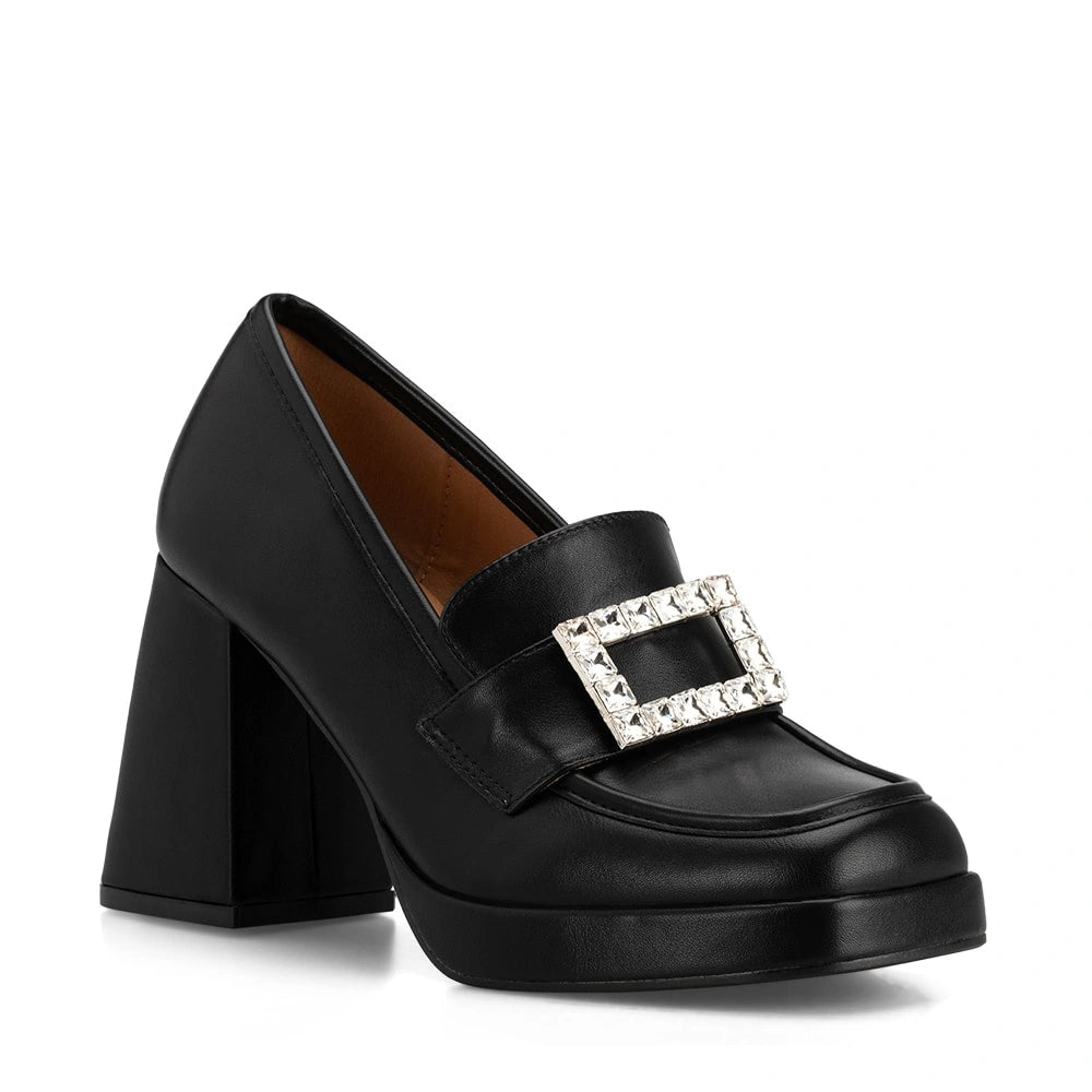 Mocasin Mujer Guillermina Negro Weide