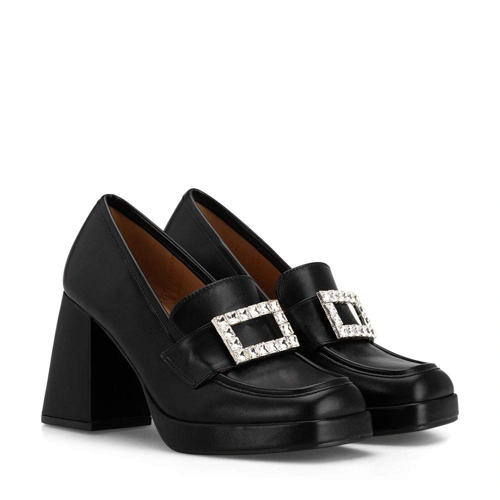 Mocasin Mujer Guillermina Negro Weide