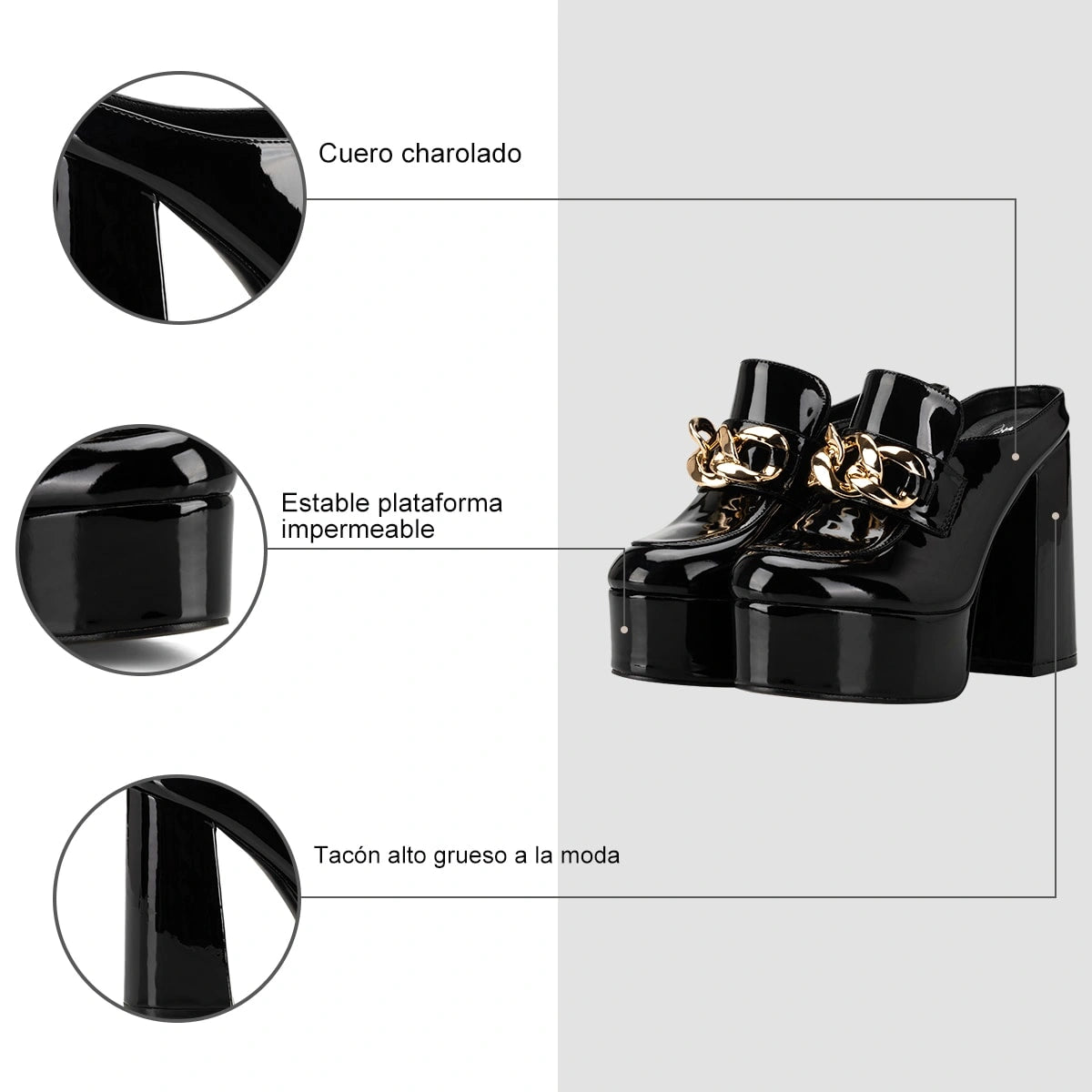 Mocasin Mujer Belen Negro Weide