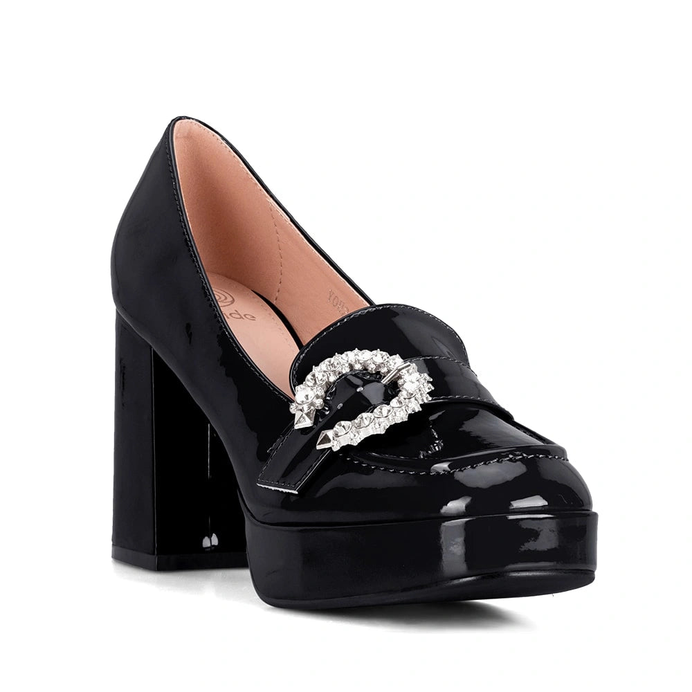 Mocasin Mujer Candelaria Negro Weide
