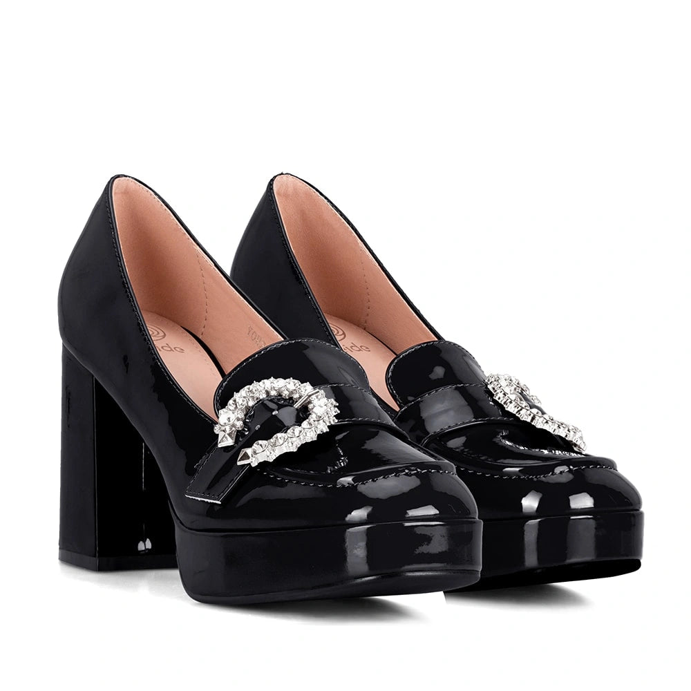 Mocasin Mujer Candelaria Negro Weide