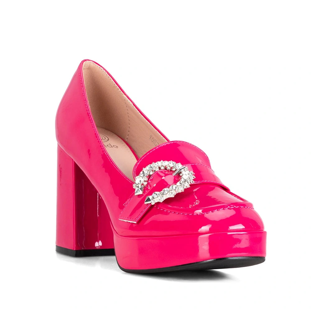 Mocasin Mujer Candelaria Rosado Weide