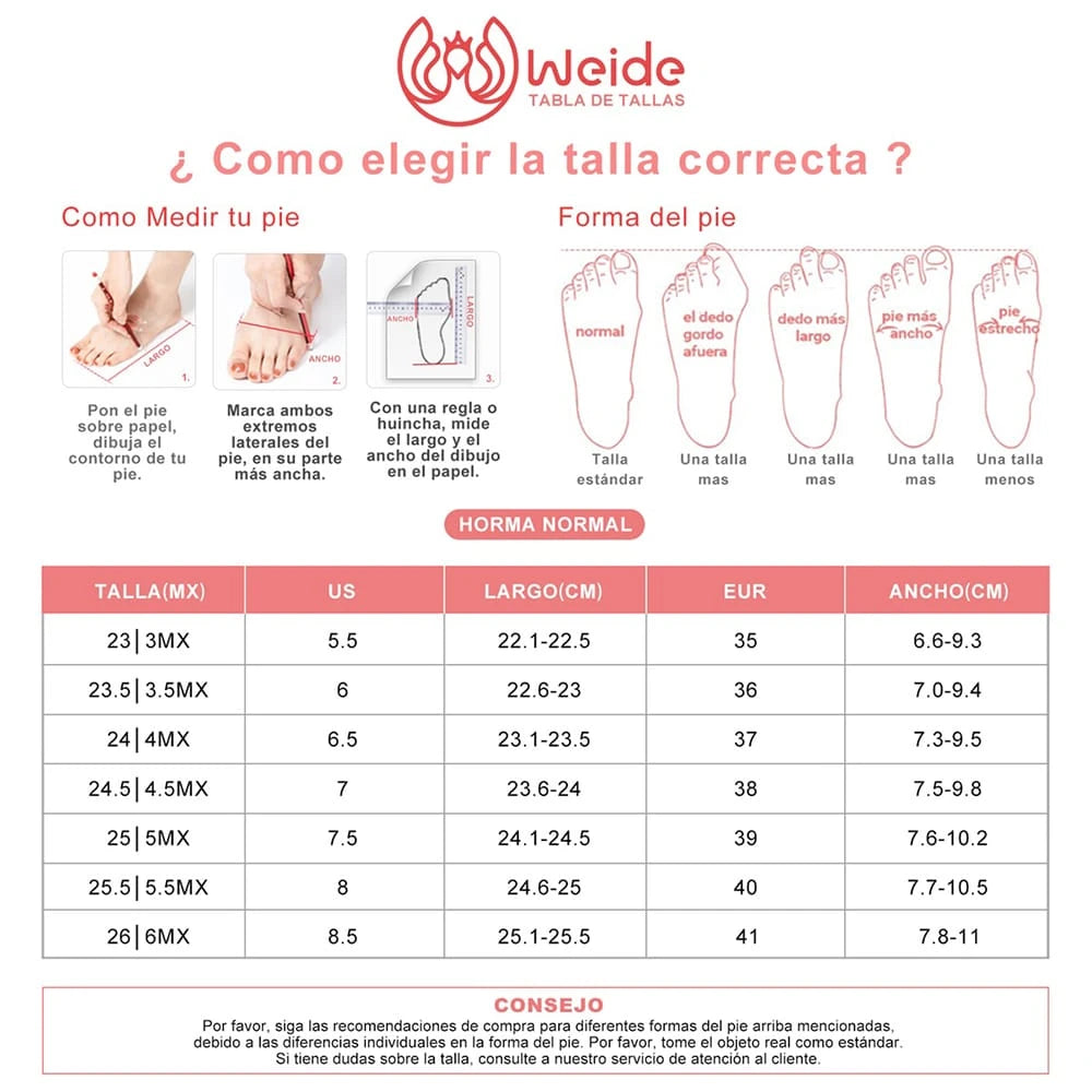 ZAPATOS MUJER PLANAS WEIDE QIU105