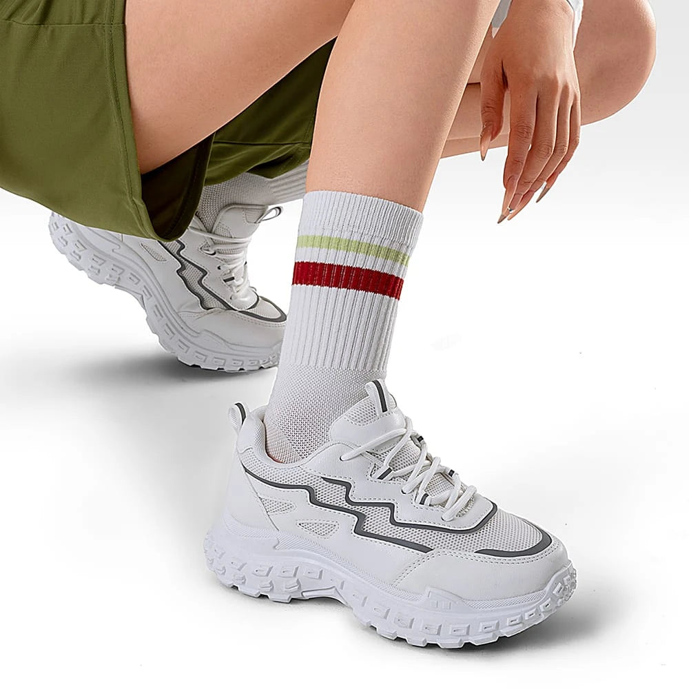 ZAPATILLAS PLATAFORMA MUJER BLANCO WEIDE SL02