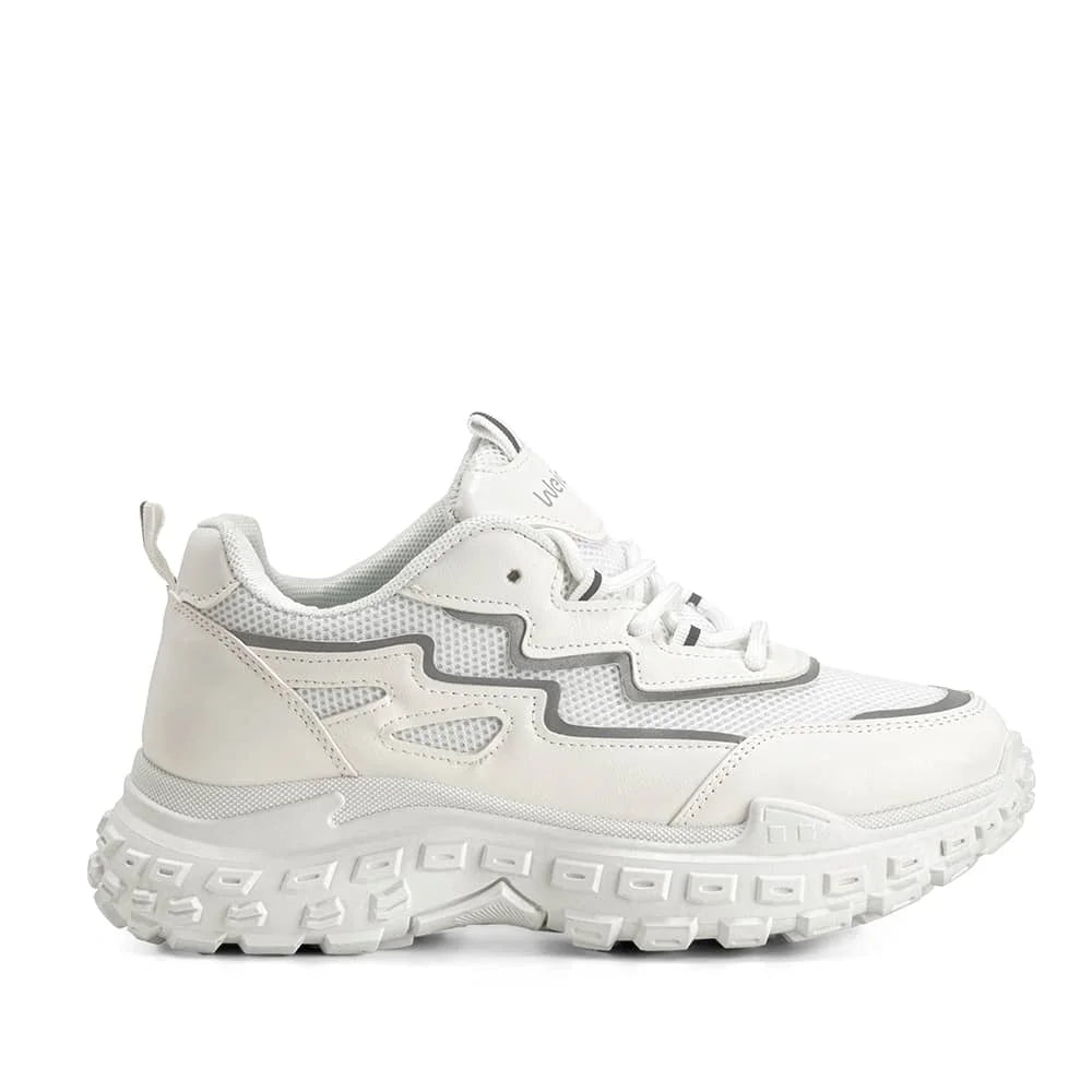 ZAPATILLAS PLATAFORMA MUJER BLANCO WEIDE SL02