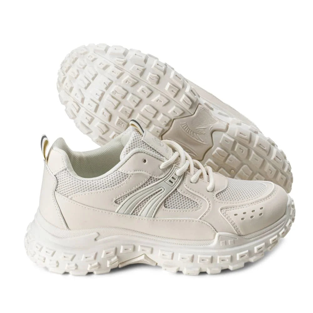 ZAPATILLAS PLATAFORMA MUJER BEIGE WEIDE SL03