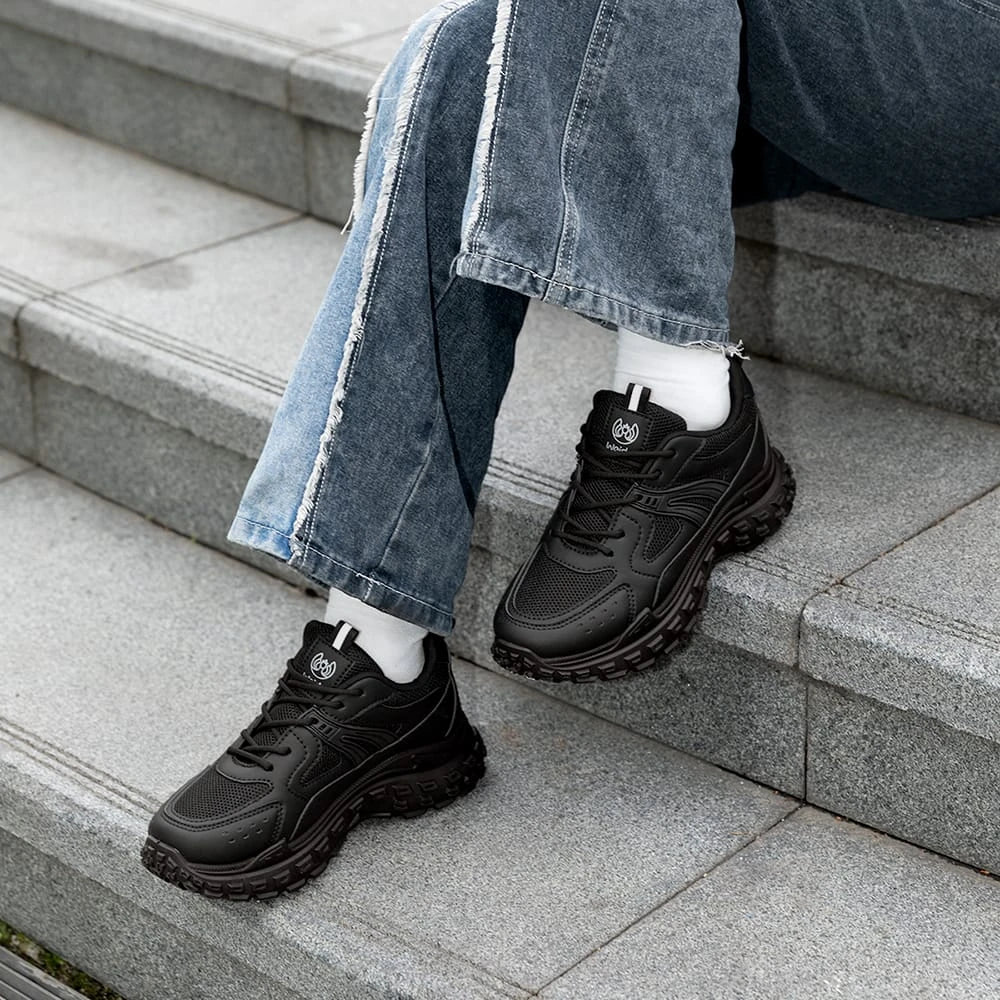 ZAPATILLAS PLATAFORMA MUJER NEGRO WEIDE SL03