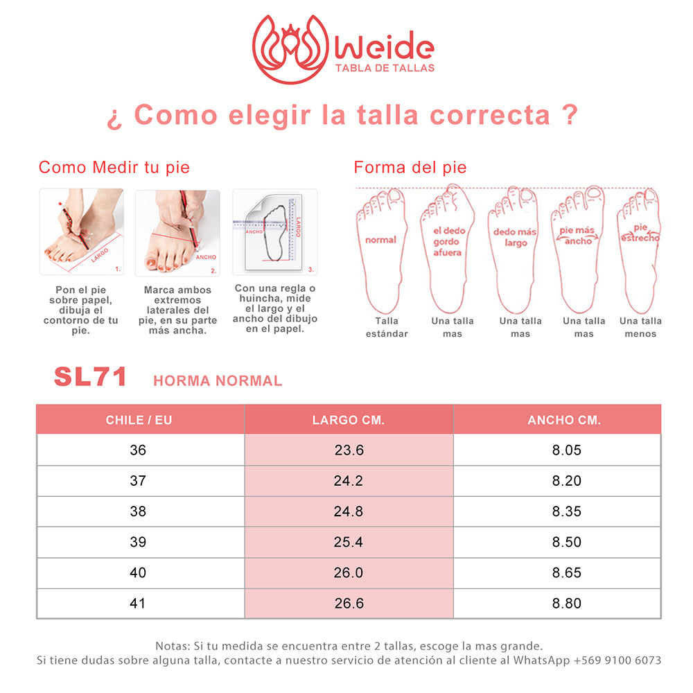 Zapatillas Plataforma Mujer WEIDE SL71