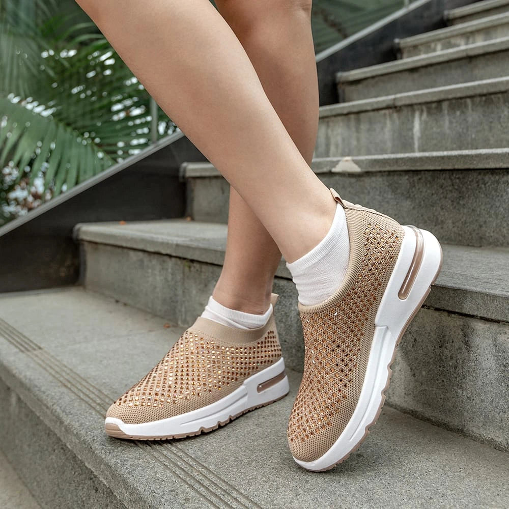 Zapatilla Mujer Efigenia Dorado Weide