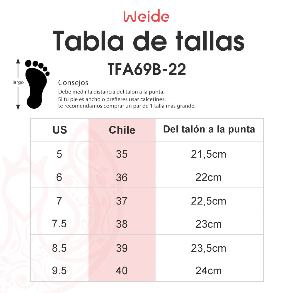 Zapatilla Iratxe Negro Weide