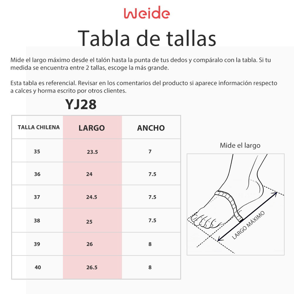 Zapatos Taco Mujer Alexia Negro Weide