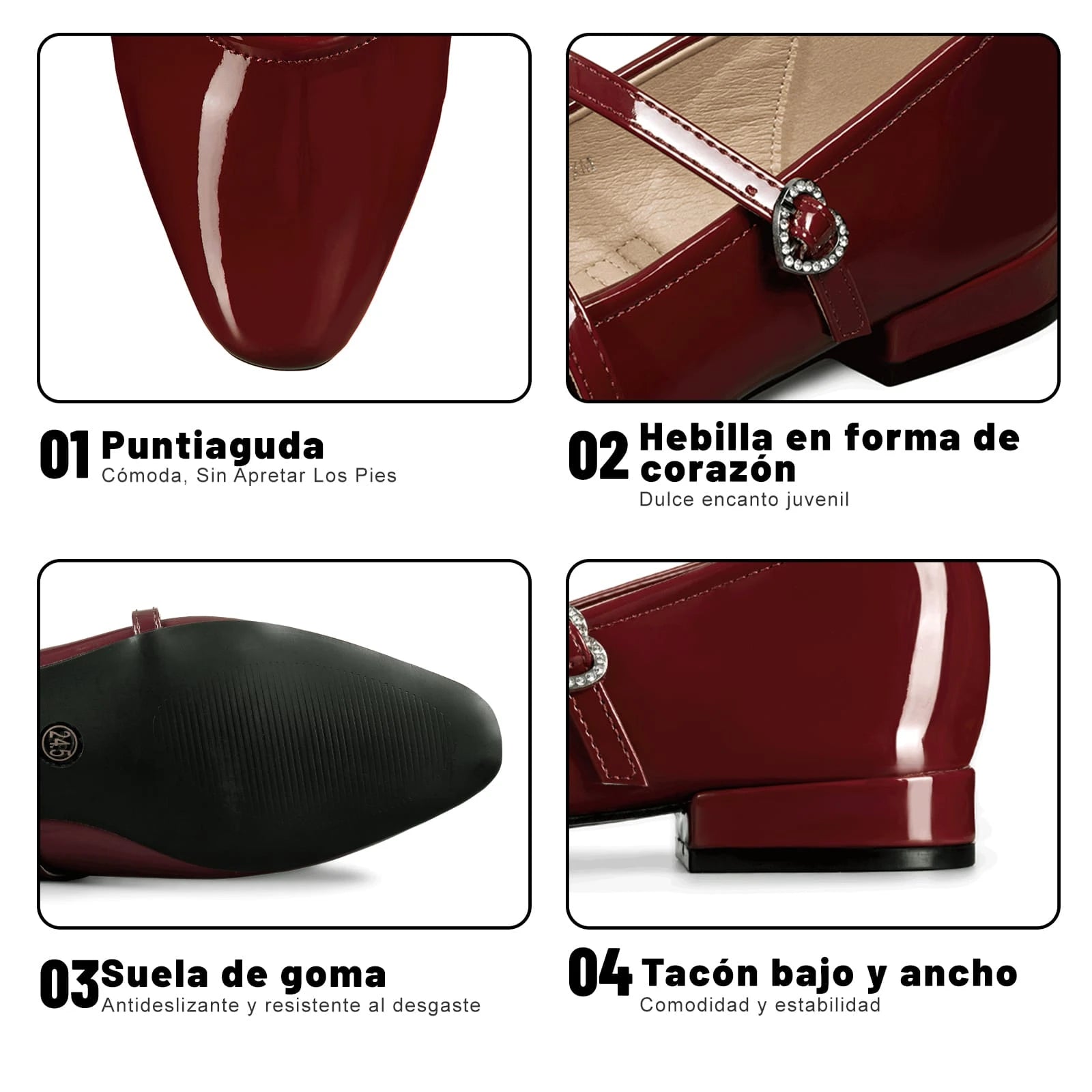 ZAPATOS MARY JANE MUJER WEIDE YL050