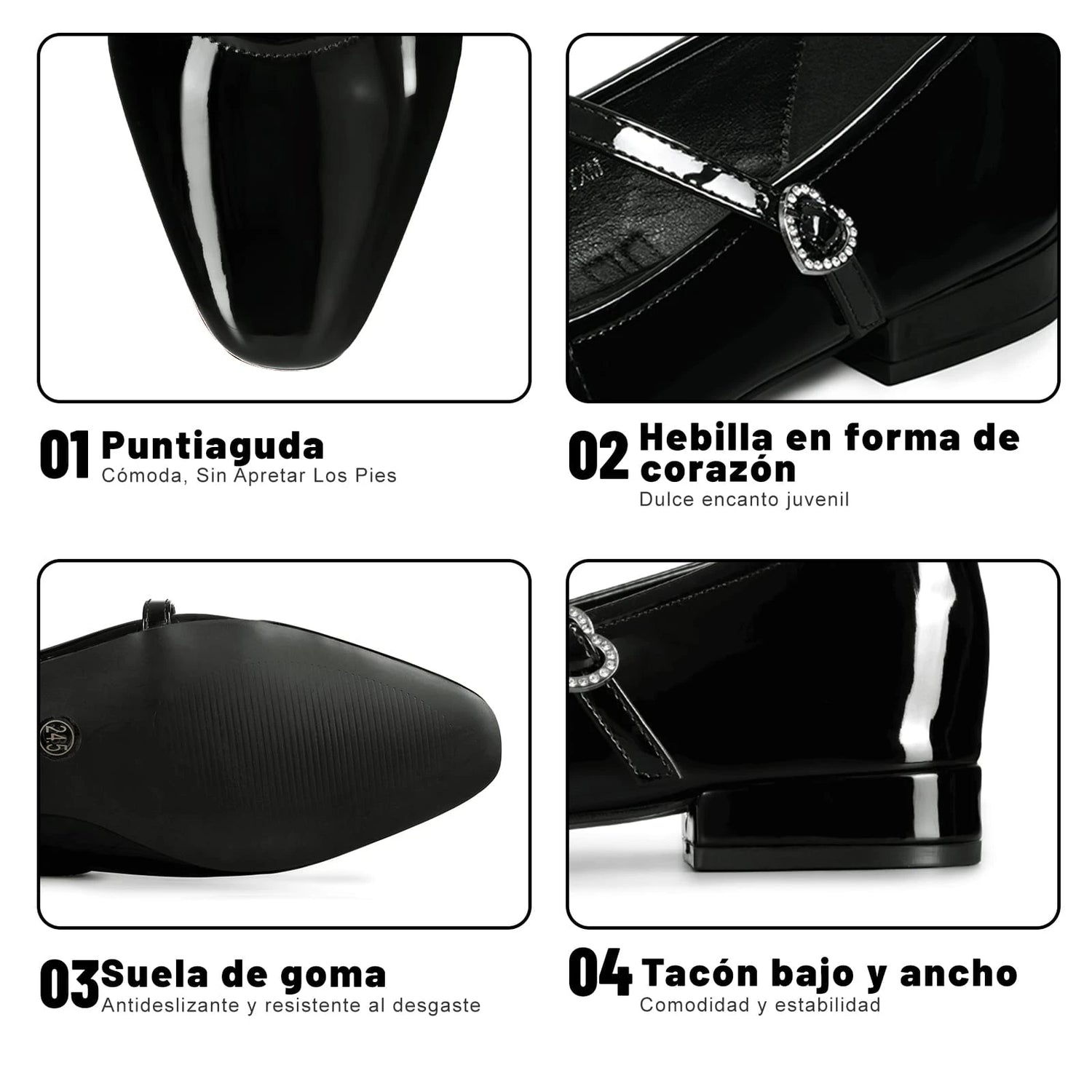 ZAPATOS MARY JANE MUJER WEIDE YL050