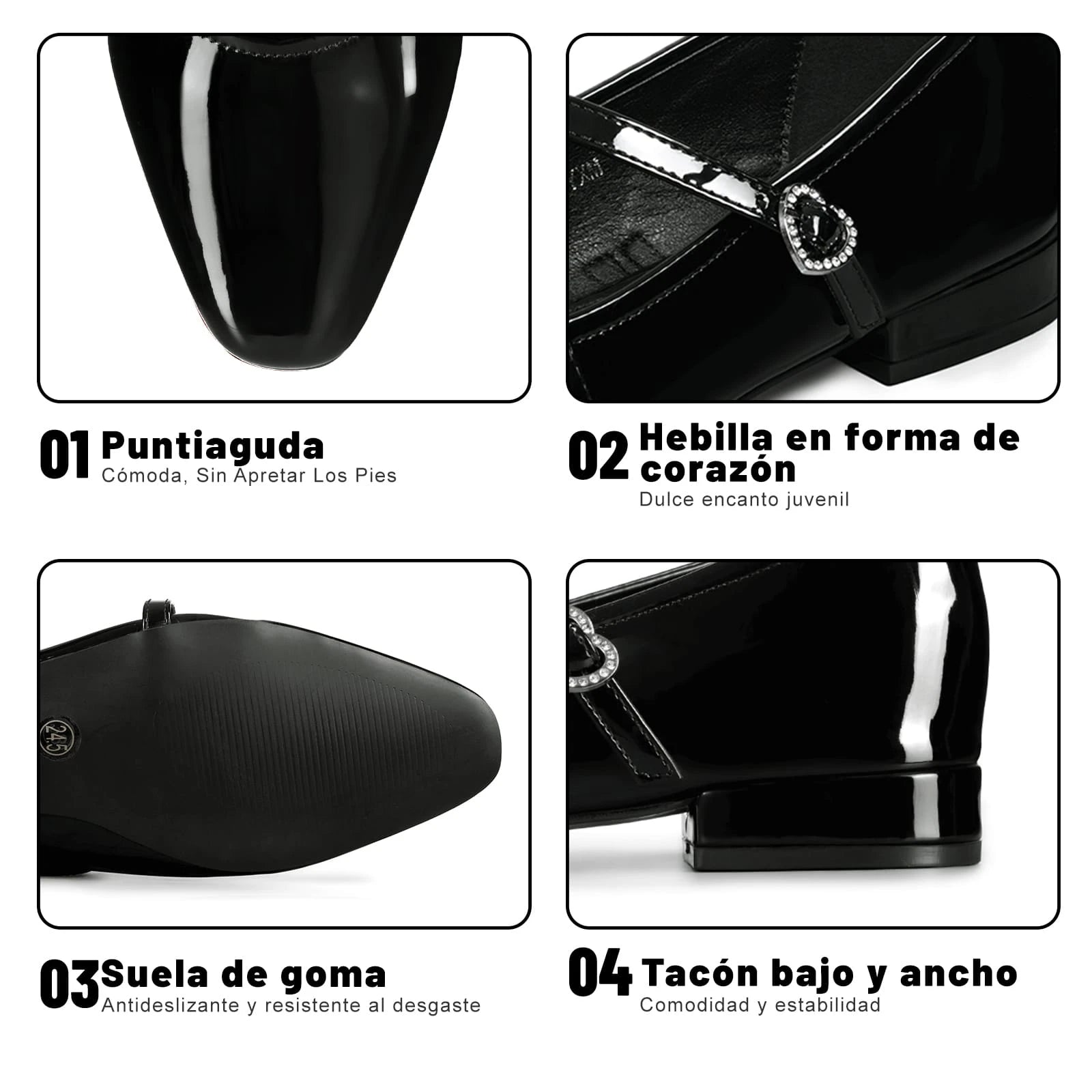 ZAPATOS MARY JANE MUJER WEIDE YL050