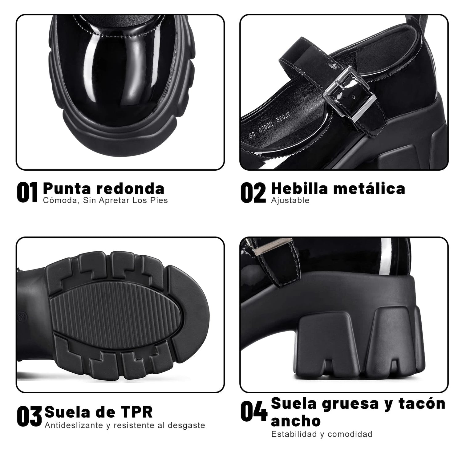 ZAPATOS MARY JANE MUJER WEIDE YL055